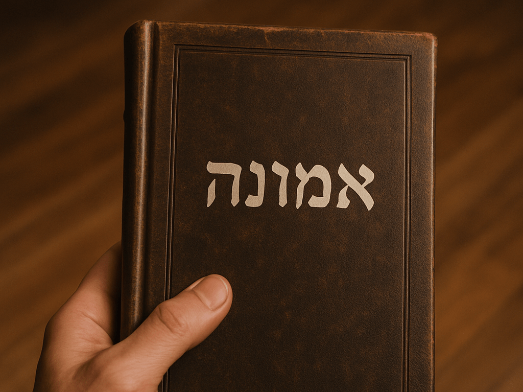 אז מה זו בכלל אמונה?